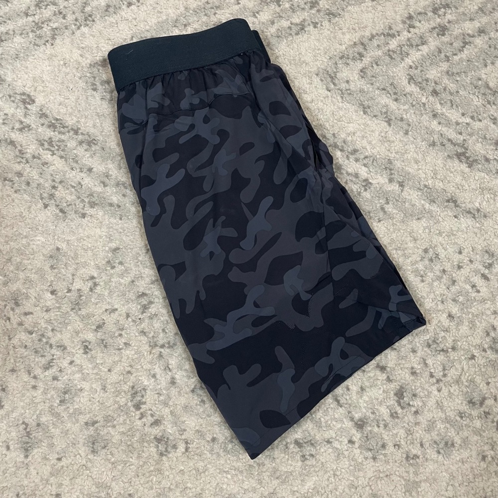Ten Thousand Tactical Shorts Mens Small Black Grey Camo Lined Ripstop Training